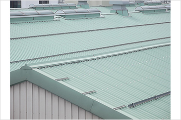 Factory roofs